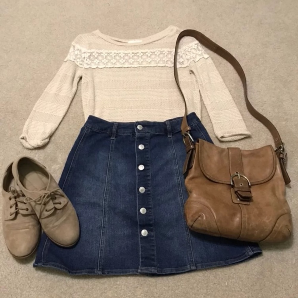 Lace sweater